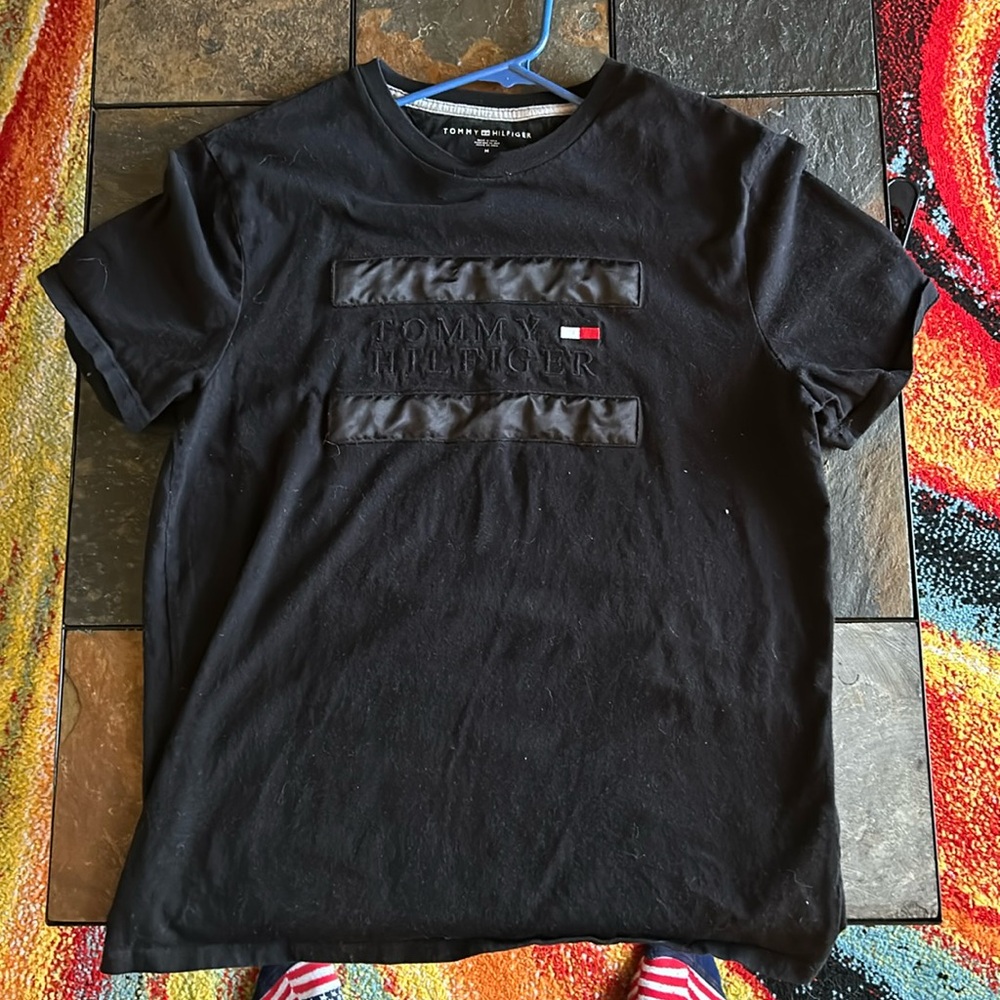 Female Black Tommy Hilfiger t-shirt
